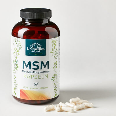 MSM-Methylsulfonylmethan, Kapseln 365 Stück von Unimedica