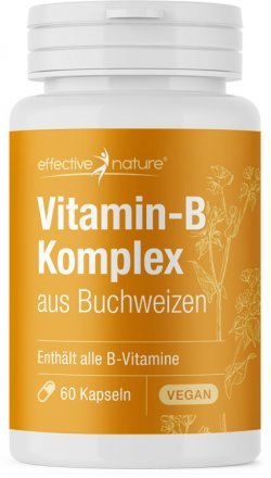 Vitamin-B Komplex aus Buchweizen, Kapseln, 60 Stück