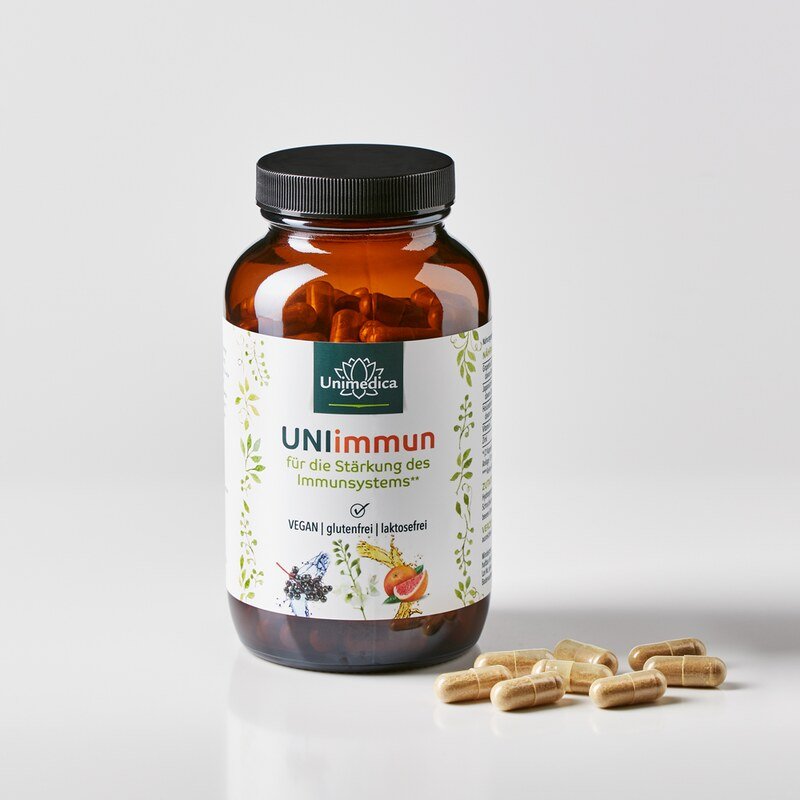 UNIimmun, mit Zink und Vitamin C, 180 Kapseln