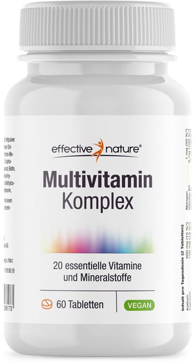 Multivitamin Komolex mit 20 essentiellen Vitamine und Mineralstoffe